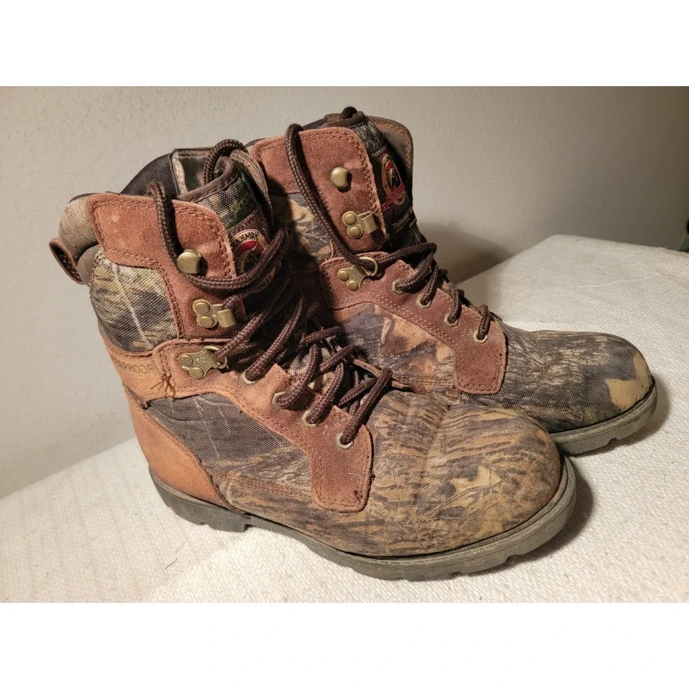 Brahma Boots Men's‎ 8 Thinsulate Ultra Insulation 400 Gram Camo Hunting Lace